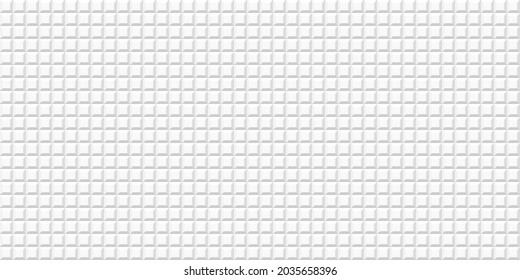 White squares background. Mosaic tiles. Vector illustration.