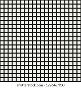 White Squares Pattern. Vector mesh white squares.