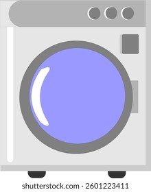 a white, square-shaped washer dryer