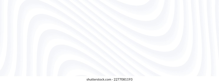 White srtiped background, 3d wavy stipes abstract background white gray elegant pattern, vector illustration.
