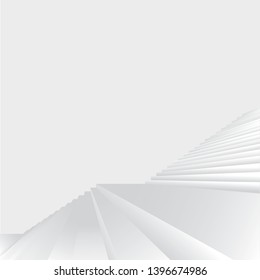 white stair up to the heaven business concept