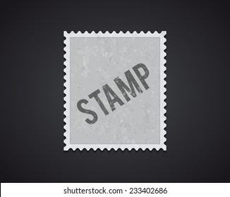 White Stamp Mockup