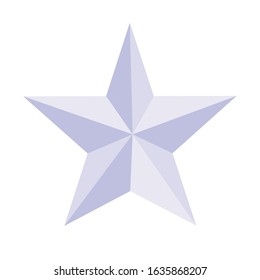 White star design, Night bedtime sky space nature science celestial galaxy and astrology theme Vector illustration