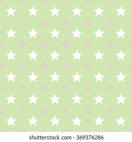 white star and line design