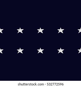 white star on a blue background