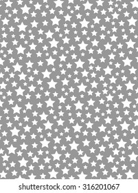 White star pattern over gray background