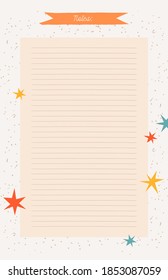 Weißsterndruckplaner, Organisator. Handgezeichnete Winterschornaten, zu erledigende und zu kaufende Liste. Festisch dekorierte Vintage-Planungsblätter. Zeitmanagement-Konzept. Vorgefertigte Bürogerätehersteller.