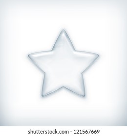 White star, vector