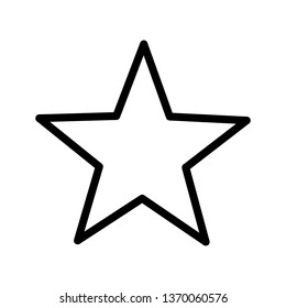 White star - Vector icon star Icon Vector / star icon / star- Vector icon. - Vector