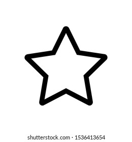 White Star - Vector Icon Star Icon Vector / Star Icon / Star- Vector Icon.