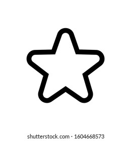 White star - Vector icon star Icon Vector / star icon / star- Vector icon. illustration eps10
