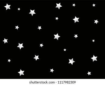 White stars background 