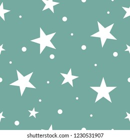 white stars and circles