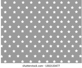 white stars pattern on gray background