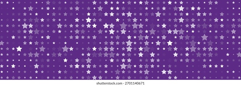 Weiße Sterne Muster violetter Hintergrund Vektorgrafik