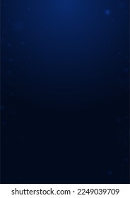 Fondo azul vector de estrellas blancas. Luminoso telón de fondo festivo de nieve. Patrón de Confetti Brillante. Invitación de puntos de Navidad.