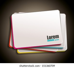 White sticker