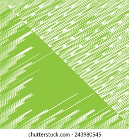 White striped on green background illustration  