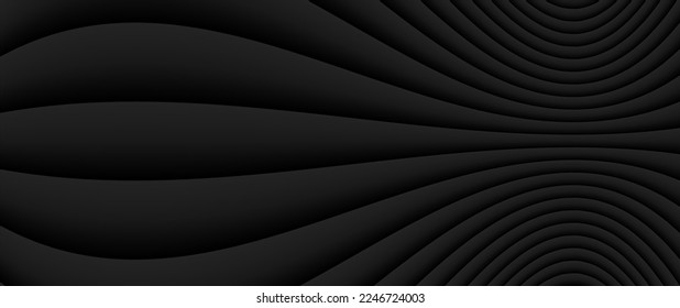 White striped pattern background, 3d lines design, abstract symmetrical minimal white gray background for business presentation, vector illustration