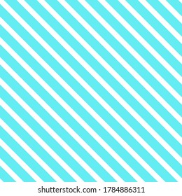 White stripes on blue seamless pattern. Geometric texture. Vector illustration.