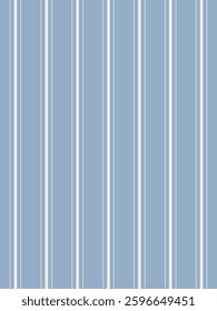 White stripes on blue seamless pattern design. Vector illustration.