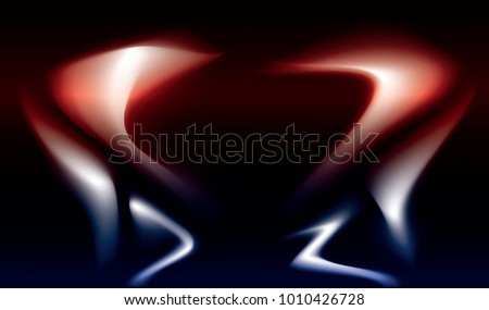 White Stripes On Red Blue Background Stock Vector Royalty Free