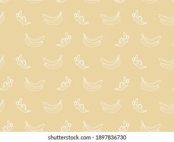 White stripes pattern forming a banana
