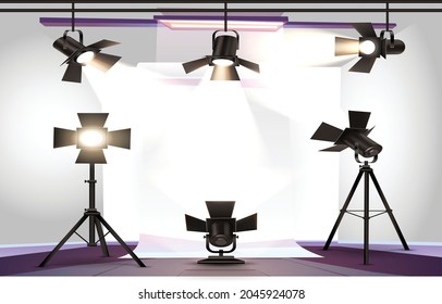 White studio background high quality
