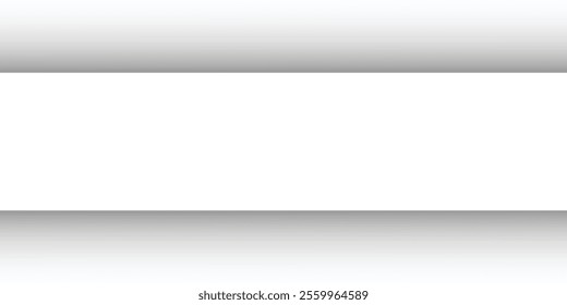 White studio room background with spotlight gradient for premium, luxury product shooting. Vector white clean light room with empty floor backdrop