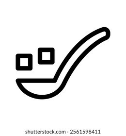 White Sugar Icon Vector Symbol Design Illustration
