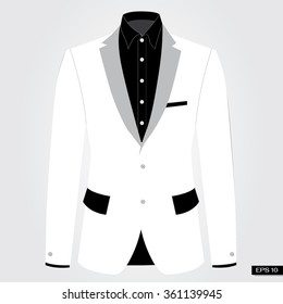 White suits. Vector.