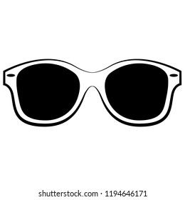 White Sunglasses Vector Symbol