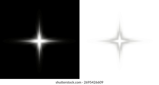 Luz del sol blanca brillo destellos rayos transparente superposición PNG.