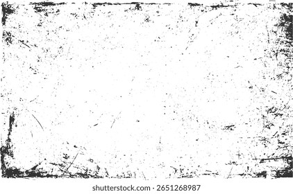 Uma superfície branca coberta de manchas pretas e arranhões criando uma textura angustiada.