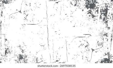 Uma superfície branca com marcas de grunge cinza escuro dispersas e arranhões lineares criando uma textura angustiada.