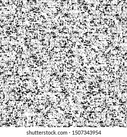 White surface sprinkled with black. Tile. Floor. Wall. Textile. Paper. Flecked. Background. Vector illustration.