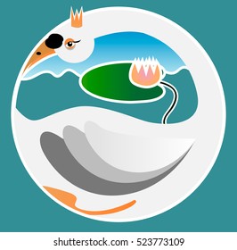 White Swan - the Princess in a circle