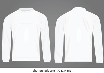 White sweater. vector illustration 