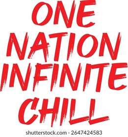 Camiseta Branca Voltar Vermelho Uma Nação Infinita Chill .