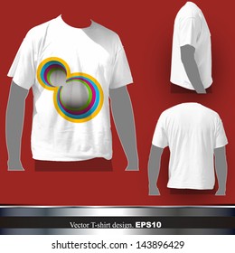 white t shirt design