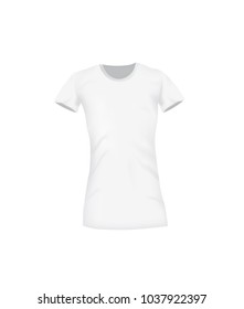 White t shirt mesh. vector illustration