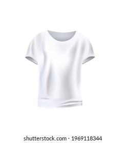 Malla de la camiseta blanca. ilustración vectorial