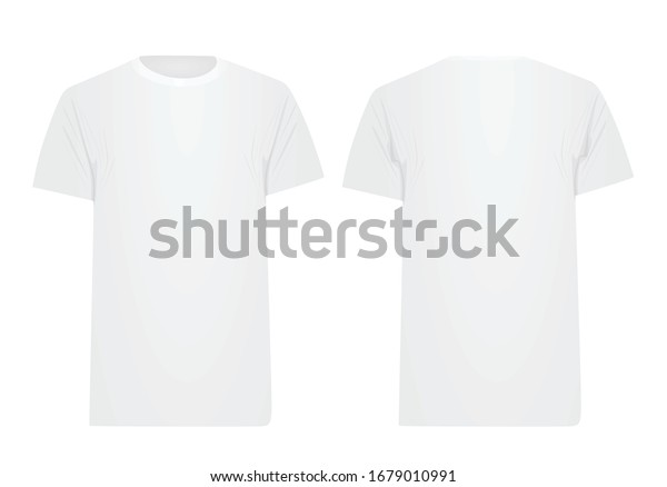 white t shirt vector