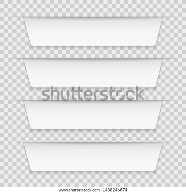 Download White Tabbed Labels Blank Infographic Banners Stock Vector Royalty Free 1438246874 PSD Mockup Templates