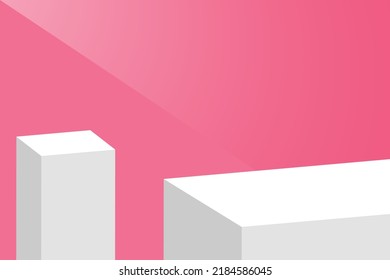 White table product display background