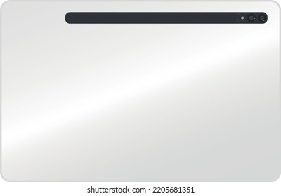 White Tablet Pc Illustration Design