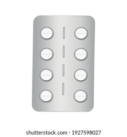 
white tablets in a package
