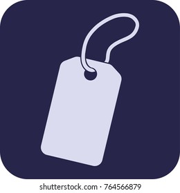 white tag icon