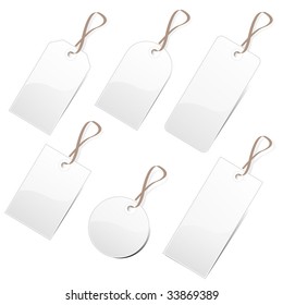 white tags