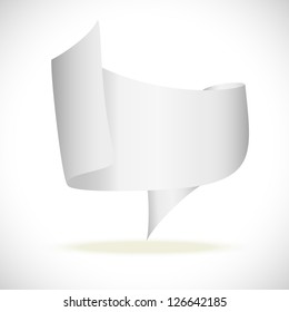  white tape for attention on white background